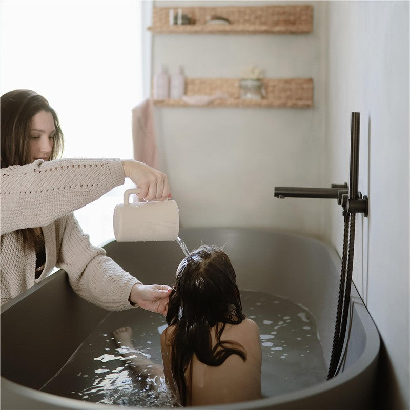 Mushie Bath Rinse Cup - Natural Image 3