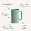 Mushie Bath Rinse Cup - Natural Image 8
