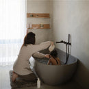 Mushie Bath Rinse Cup - Shifting Sand Image 3