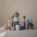 Mushie Silicone Baby Bottle Brush - Shifting Sand Image 8