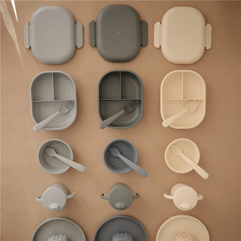 Mushie Bento Lunch Box - Ivory Image 5