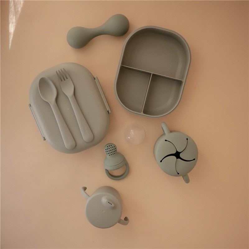 Mushie - Bento Lunch Box, Sage Image 6