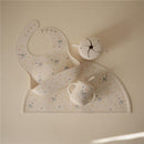Mushie Silicone Baby Bib - Bluey Ivory Image 4