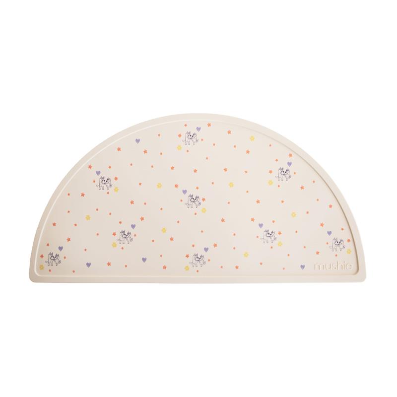 Mushie - Bluey X Mushie Silicone Placemat Bluey Ivory Image 1