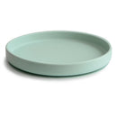 Mushie Classic Silicone Suction Plate - Cambridge Blue Image 2