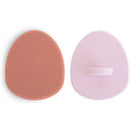 Mushie Cradle Cap Brush - 2 Pack - Rose/Soft Lilac Image 1