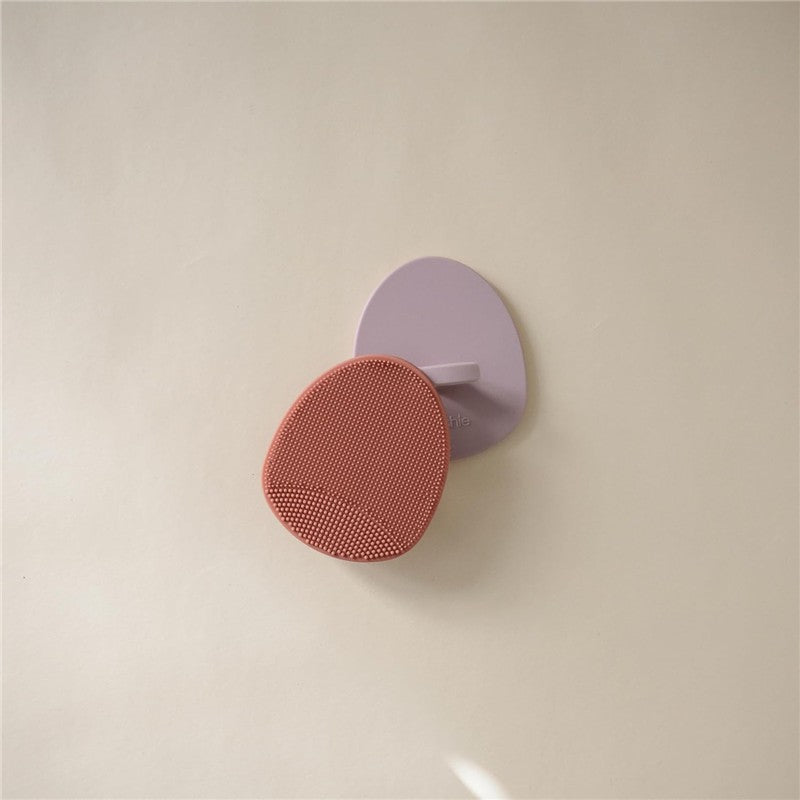Mushie Cradle Cap Brush - 2 Pack - Rose/Soft Lilac Image 7