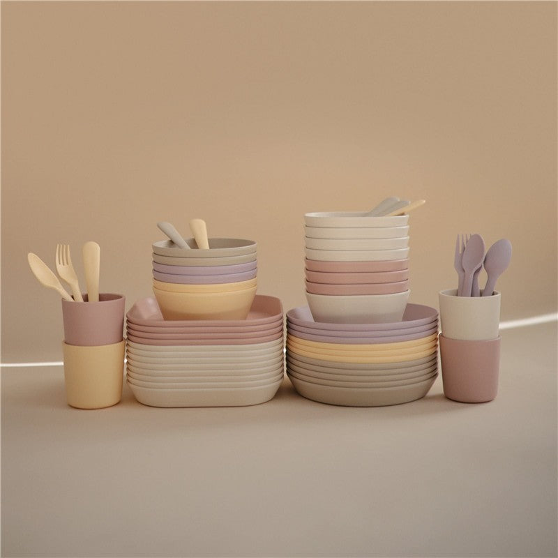 Mushie Silicone Dinnerware Cup Set 2 Pack - Blush Image 6