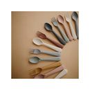Mushie - Dinnerware Fork And Spoon Set (Sage) Image 3
