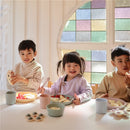 Mushie Silicone Dinnerware Fork & Spoon Set - Sage Image 4