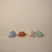 Mushie Dino Mold Free Bath Play Set - 4 Pack Image 2