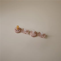 Mushie FRIGG Baby's First Pacifier Set 0-6 Months - Floral Heart Blush 4-Pack Image 2