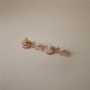 Mushie FRIGG Baby's First Pacifier Set 0-6 Months - Floral Heart Blush 4-Pack Image 2