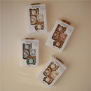 Mushie FRIGG Baby's First Pacifier Set 0-6 Months - Floral Heart Blush 4-Pack Image 4