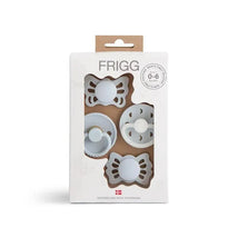 Mushie - Frigg Baby's First Pacifier? Set, Moonlight Sailing 4-Pack, BPA-Free, 0 to 6 Months, Powder Blue Image 1