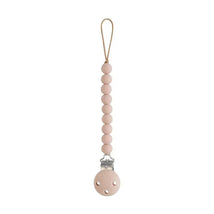 Mushie - Hera Silicone Pacifier Clip, Blush Image 1