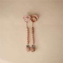 Mushie Silicone Pacifier Clip Hera - Blush Image 2