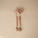 Mushie Silicone Pacifier Clip Hera - Blush Image 2