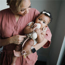 Mushie Silicone Pacifier Clip Hera - Blush Image 3