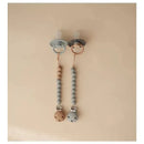 Mushie - Hera Silicone Pacifier Clip, Stone Image 5