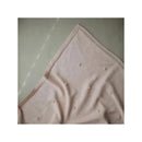 Mushie - Knitted Textured Dots Baby Blanket - Blush Image 2