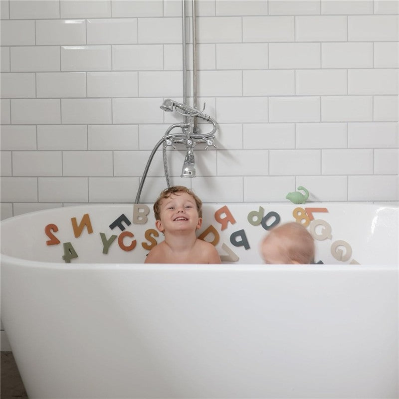 Mushie Foam Letters & Numbers Bath Play Set - Original Image 5