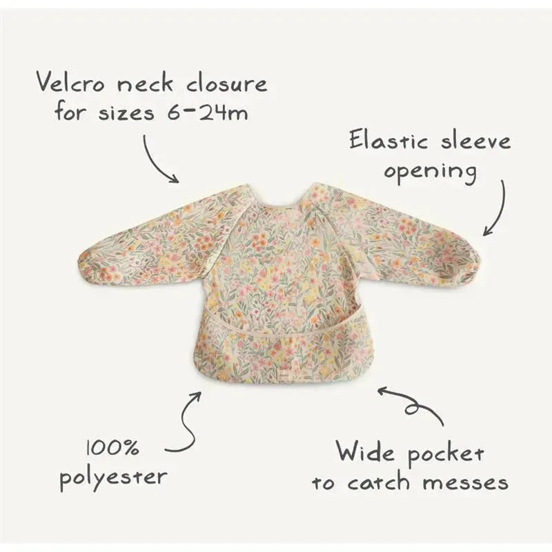 Mushie - Long Sleeve Bib, Roman Green Image 5
