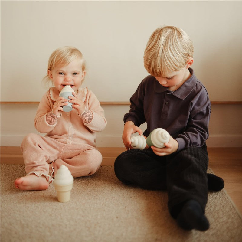 Mushie Silicone Mix and Match Ice Cream Toy 4-Pack Image 4