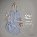 Mushie Muslin Sleep Bag - Blush Image 3