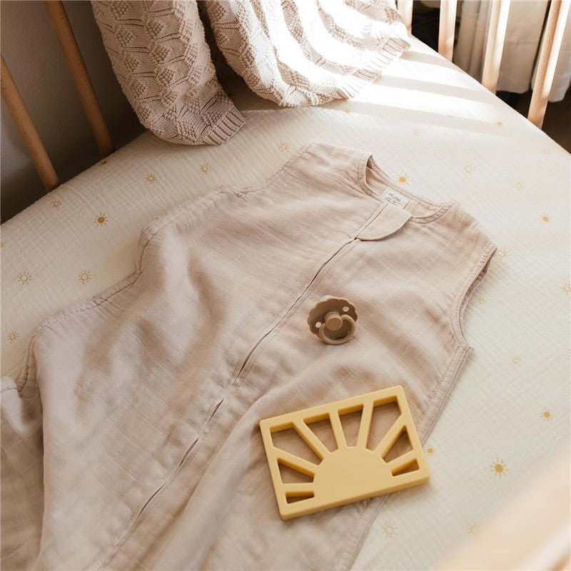 Mushie Muslin Sleep Bag - Blush Image 7