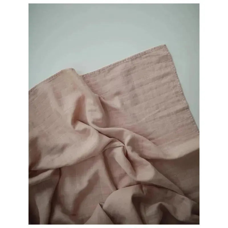 Mushie - Muslin Swaddle Blanket - Natural Image 3