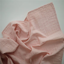 Mushie Organic Cotton Muslin Swaddle Blanket - Rose Vanilla Image 2