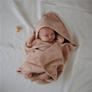 Mushie Hooded Towel - Blush Image 4