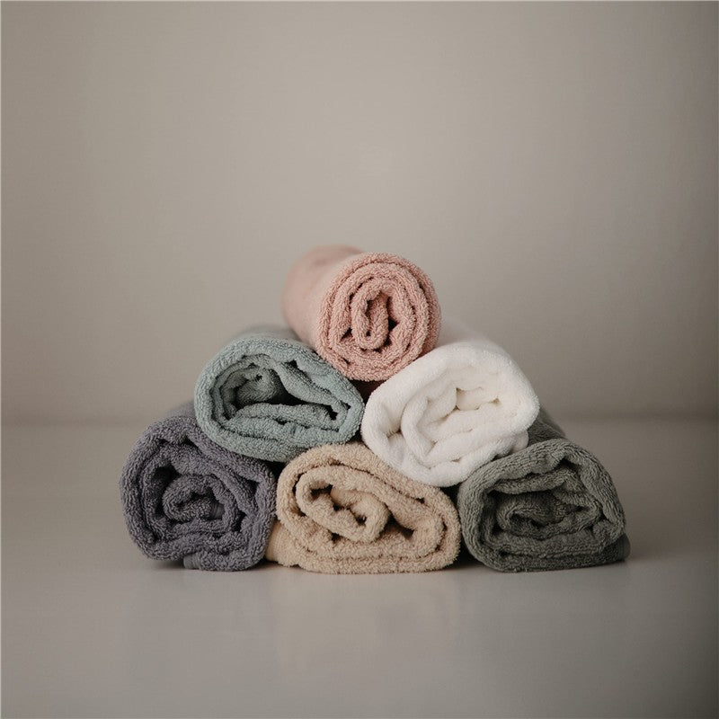 Mushie Hooded Towel - Blush Image 6