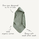 Mushie Hooded Towel - Blush Image 9