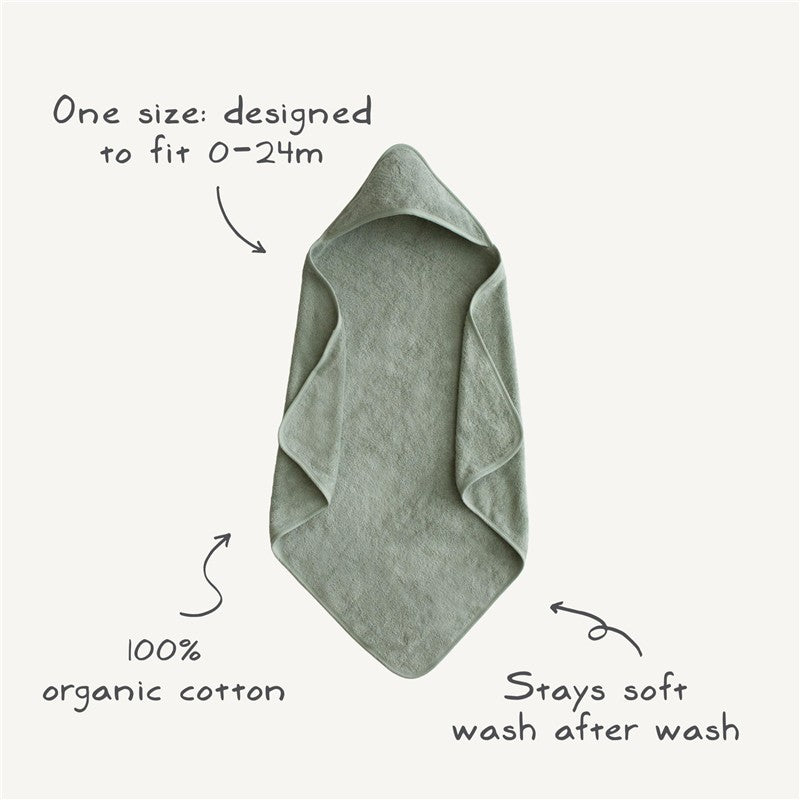 Mushie Hooded Towel - Fall Yellow Image 9