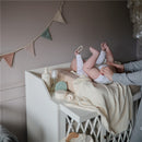 Mushie Pearl Teething Bracelet - Green Tea/Cool Gray/Sea Salt Image 4