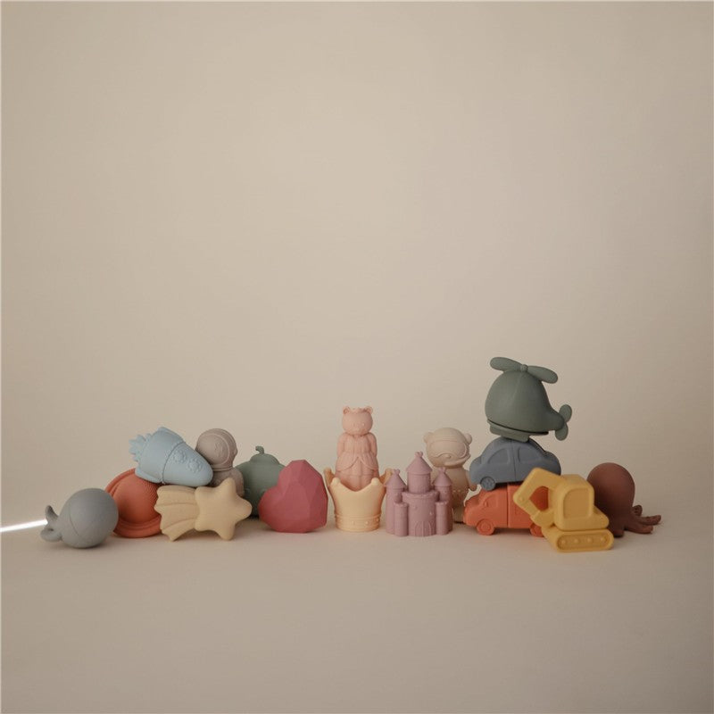 Mushie Princess Mold-Free Bath Play Set 4-Pack Image 3