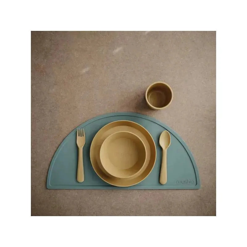 Mushie - Round Dinnerware Bowl Set Of 2 (Mustard) Image 3