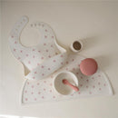 Mushie Silicone Baby Bib - Bows Image 3