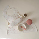Mushie - Silicone Baby Bib, Bows Image 5