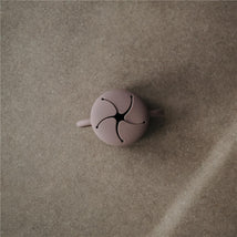 Mushie Silicone Snack Cup - Cloudy Mauve Image 2