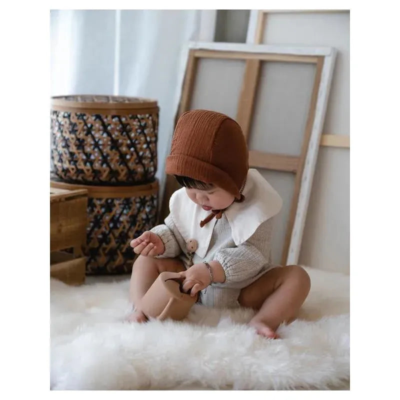 Mushie - Silicone Baby Snack Cup - Cloudy Mauve Image 5