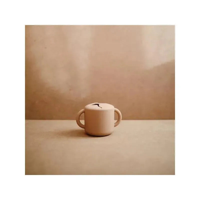 Mushie - Silicone Baby Snack Cup - Natural Image 3