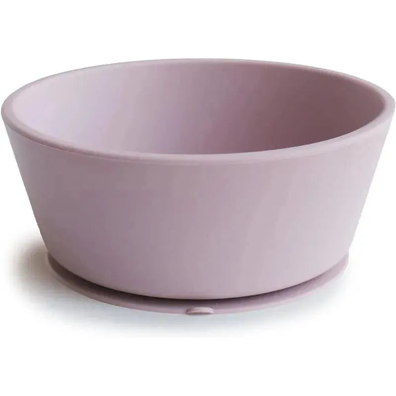 Mushie - Silicone Baby Suction Bowl, Soft Lilac Image 1