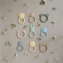 Mushie Silicone Bear Teether - Natural Image 4