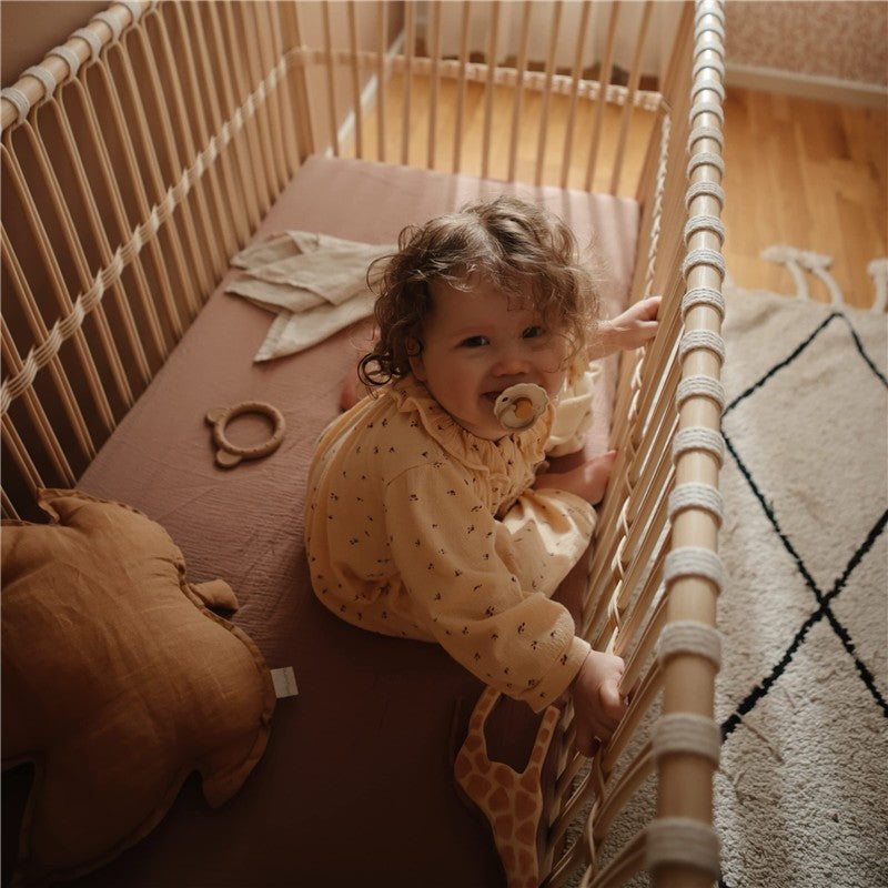 Mushie Silicone Bear Teether - Natural Image 5