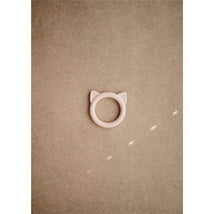 Mushie Silicone Cat Teether - Blush Image 2