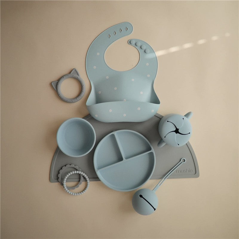 Mushie Silicone Cat Teether - Stone Image 4
