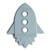 Mushie Silicone Baby Teether Rocket Cloud Image 1